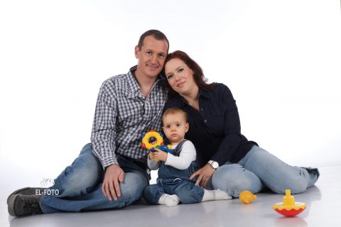 műtermi családi fotók családi kép